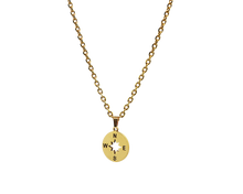 Lade das Bild in den Galerie-Viewer, AB Golden Compass - Halskette mit Anhänger - ABvintage