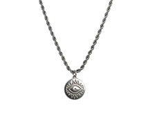 Lade das Bild in den Galerie-Viewer, AB Retro Eye - Halskette mit Anhänger - ABvintage