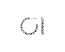 Lade das Bild in den Galerie-Viewer, AB Twist Ohrringe Silber - ABvintage
