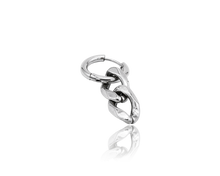 Lade das Bild in den Galerie-Viewer, AB Cuban Ohrring Silber - ABvintage