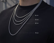 Lade das Bild in den Galerie-Viewer, AB Cubanchain Silber - Basic Collection - ABvintage