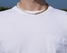 Lade das Bild in den Galerie-Viewer, AB Cuban Pearl Gold - Halskette - ABvintage