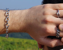 Lade das Bild in den Galerie-Viewer, AB Rough Bracelet Silber - ABvintage