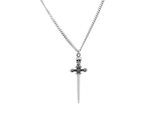 Lade das Bild in den Galerie-Viewer, AB Skullsword - Halskette mit Anhänger - ABvintage