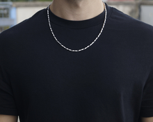 Lade das Bild in den Galerie-Viewer, AB Brickchain Silber - Halskette - ABvintage