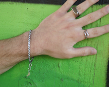 Lade das Bild in den Galerie-Viewer, AB Corda Bracelet Silber - ABvintage