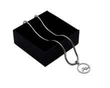 Lade das Bild in den Galerie-Viewer, AB Mountain Chain Silber - Halskette mit Anhänger - ABvintage