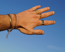 Lade das Bild in den Galerie-Viewer, AB Feather Ring Gold - ABvintage