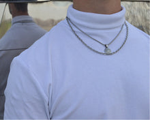 Lade das Bild in den Galerie-Viewer, AB Retro Eye Chain - Halskette mit Anhänger - ABvintage