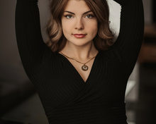 Load image into Gallery viewer, AB Ritual sun Gold - Halskette mit Anhänger - ABvintage