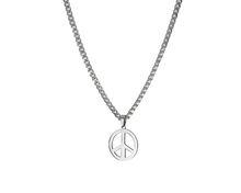 Lade das Bild in den Galerie-Viewer, AB Peace - Halskette mit Anhänger - ABvintage
