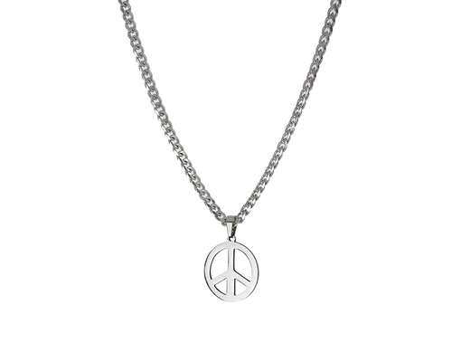 AB Peace - Halskette mit Anhänger - ABvintage