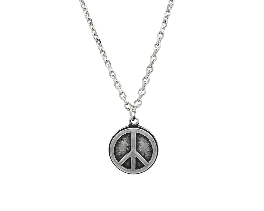 AB Vintage Peace - Halskette mit Anhänger - ABvintage