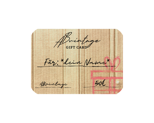 AB E-Geschenkgutschein - Fan Collection - ABvintage