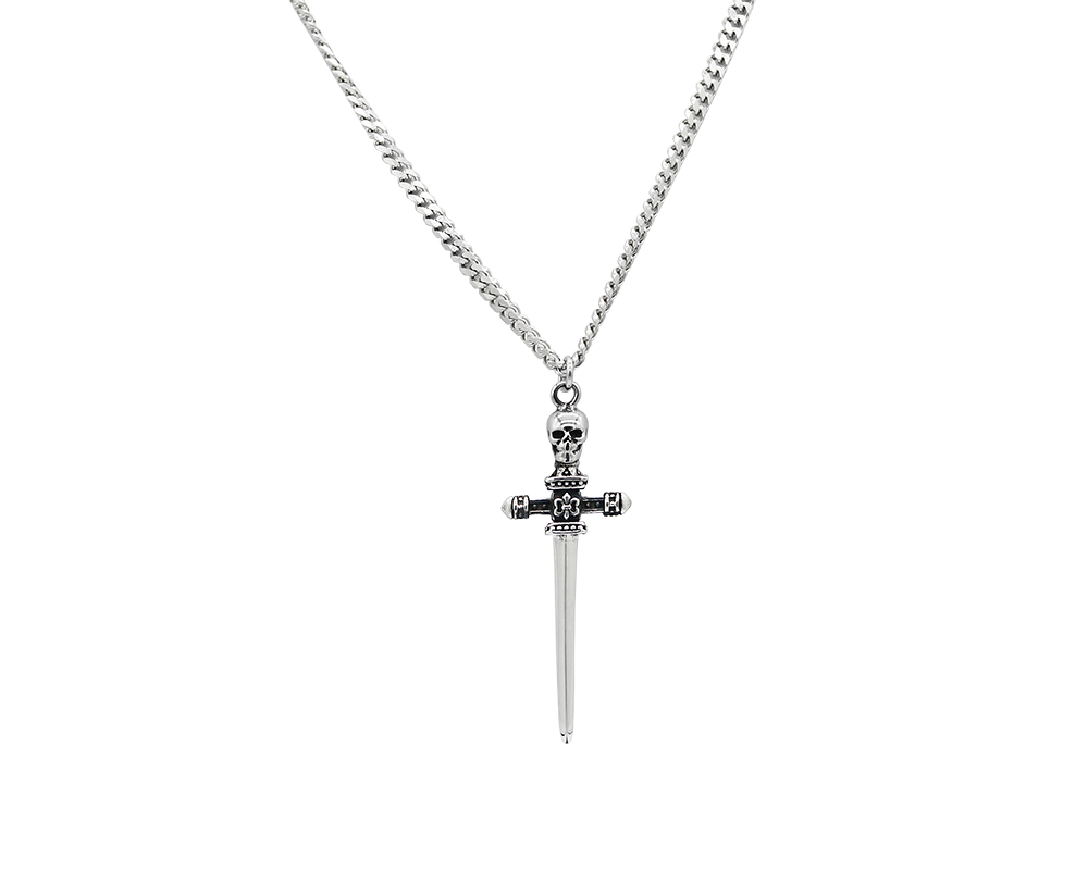 AB Skullsword - Halskette mit Anhänger - ABvintage
