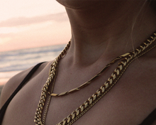 Load image into Gallery viewer, AB Brickchain Deux Gold - Halskette - ABvintage
