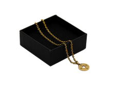 Lade das Bild in den Galerie-Viewer, AB Compass Chain Gold - Halskette mit Anhänger - ABvintage
