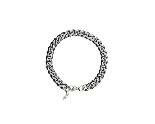 AB Cuban Bracelet Vintage Silber - ABvintage