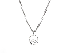 Load image into Gallery viewer, AB Mountain Chain Silber - Halskette mit Anhänger - ABvintage
