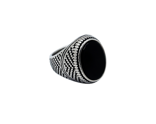 AB Onyx Black Ring - ABvintage