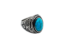 Lade das Bild in den Galerie-Viewer, AB Onyx Blue Ring - ABvintage
