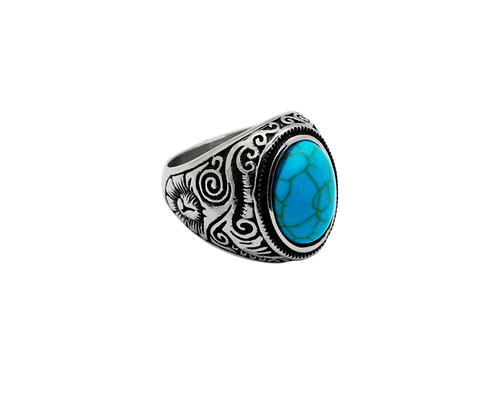AB Onyx Blue Ring - ABvintage