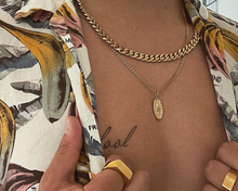 Load image into Gallery viewer, AB Heavy Cuban Gold - Halskette - ABvintage
